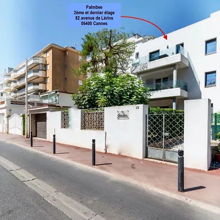 70m2, 2 Pour 4 Pers Avec Terrasses A 200m Des Plages, Palmbee Apartment Cannes