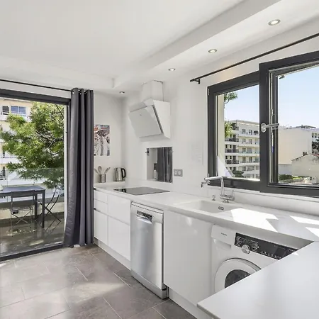 公寓 Palmbeecannes 70m2, 2 Pour 4 Personnes Avec Bebe Avec Terrasses A 200m Des Plages, Palmbee 戛纳